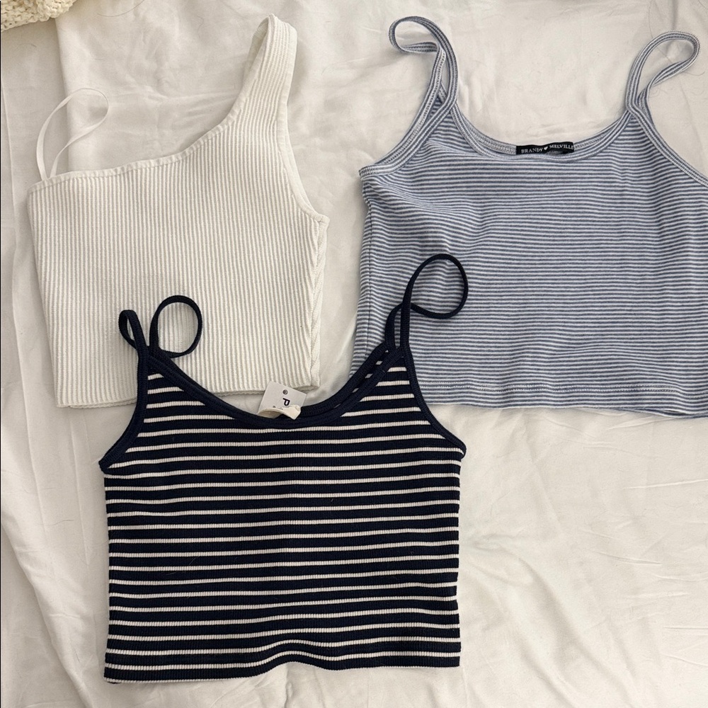 Aritzia and Brandy Melville tank top bundle
